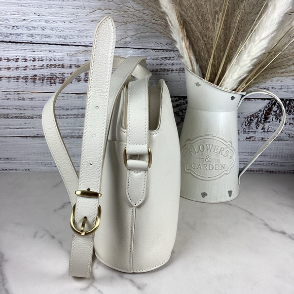 VINTAGE COACH #4405 SHOULDER BAG MADISON REGIS IVORY MADE IN ITALY CROSSBODY - Picture 5 of 16